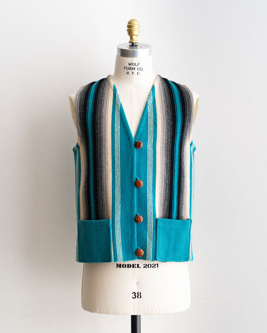 【VINTAGE】Old ORTEGA'S Chimayo Vest 『Very Good Color』