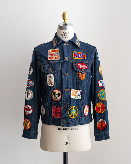 【VINTAGE】70s TOWNCRAFT Denim Jacket 『Special Multi Patches』made in USA