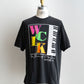【VINTAGE】90s WCLK 91.9 FM 『The Jazz of The City』 Tee made in USA