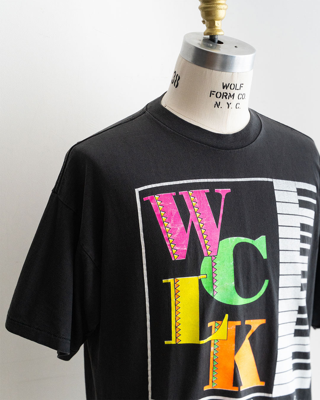 【VINTAGE】90s WCLK 91.9 FM 『The Jazz of The City』 Tee made in USA