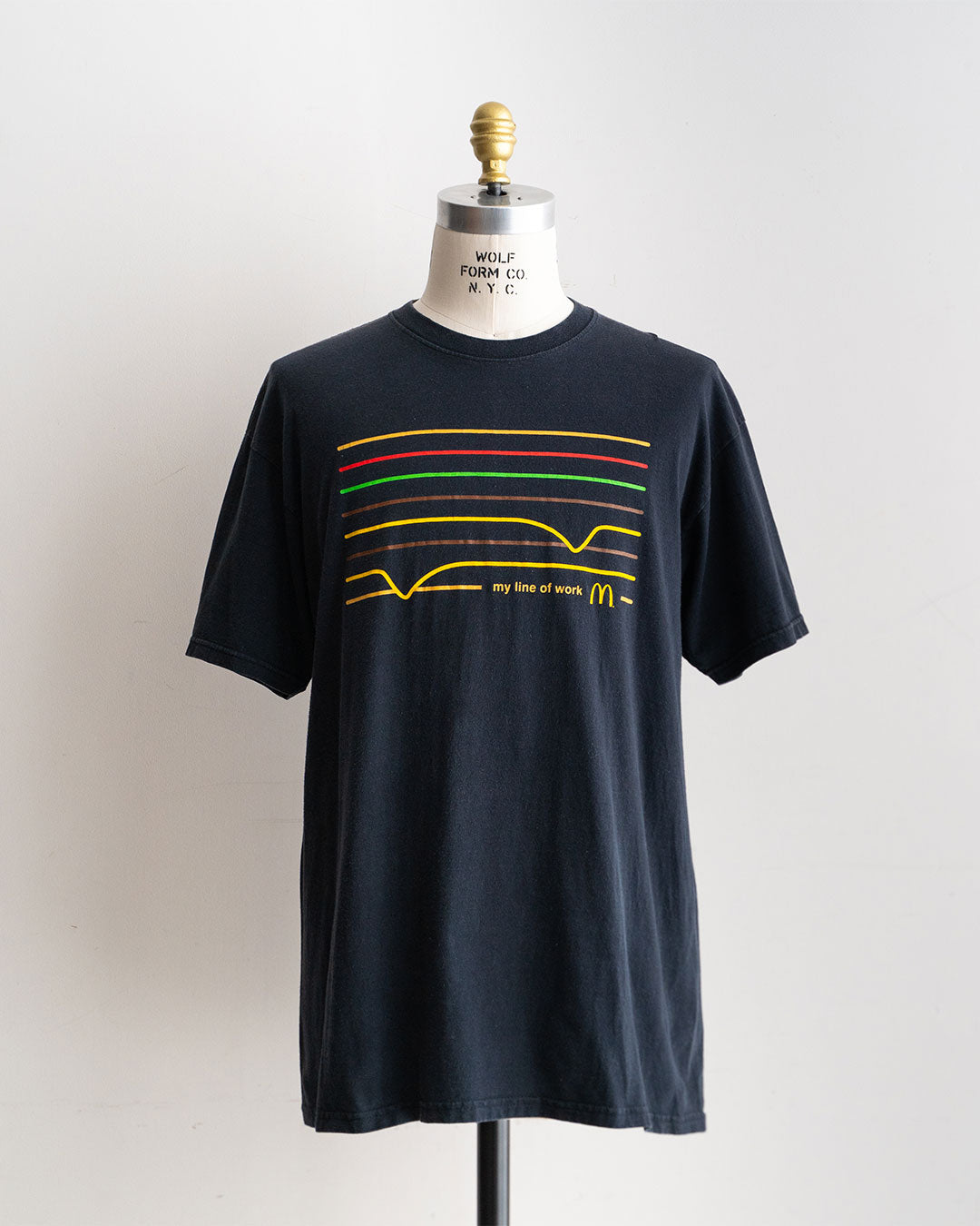 【VINTAGE】McDonald's 『my line of work』 Graphic T-Shirt