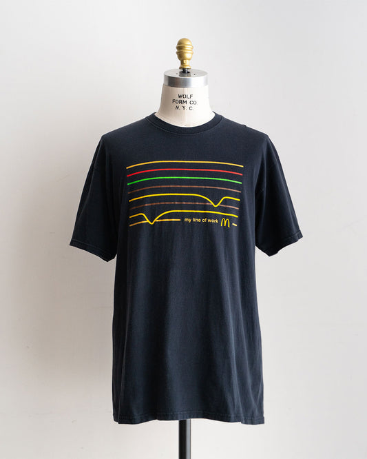 【VINTAGE】McDonald's 『my line of work』 Graphic T-Shirt