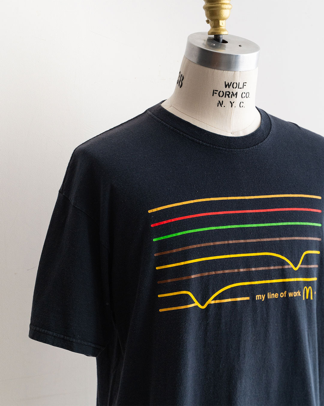 【VINTAGE】McDonald's 『my line of work』 Graphic T-Shirt