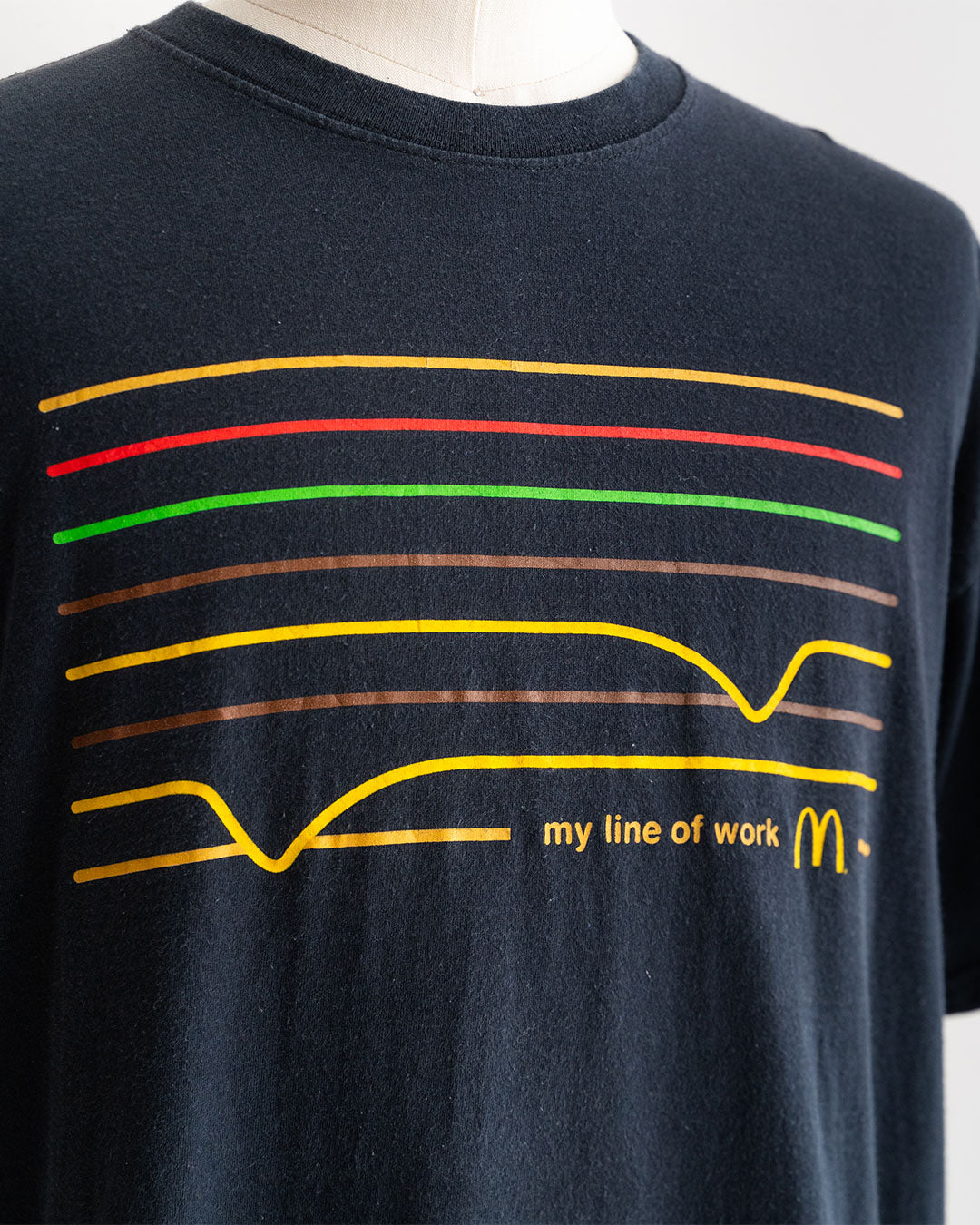 【VINTAGE】McDonald's 『my line of work』 Graphic T-Shirt