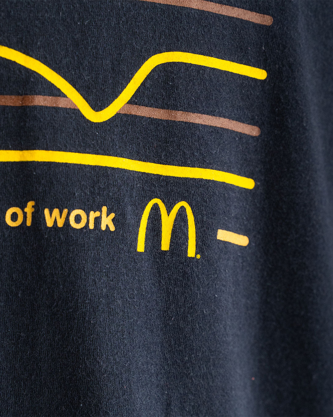 【VINTAGE】McDonald's 『my line of work』 Graphic T-Shirt