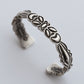【Indian Jewelry】Navajo『RAY ADAKAI』Double Stamp Bangle ①