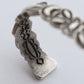 【Indian Jewelry】Navajo『RAY ADAKAI』Double Stamp Bangle ①