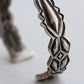 【Indian Jewelry】Navajo『RAY ADAKAI』Double Stamp Bangle ①
