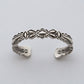 【Indian Jewelry】Navajo『RAY ADAKAI』Double Stamp Bangle ②