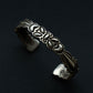 【Indian Jewelry】Navajo『RAY ADAKAI』Double Stamp Bangle ①