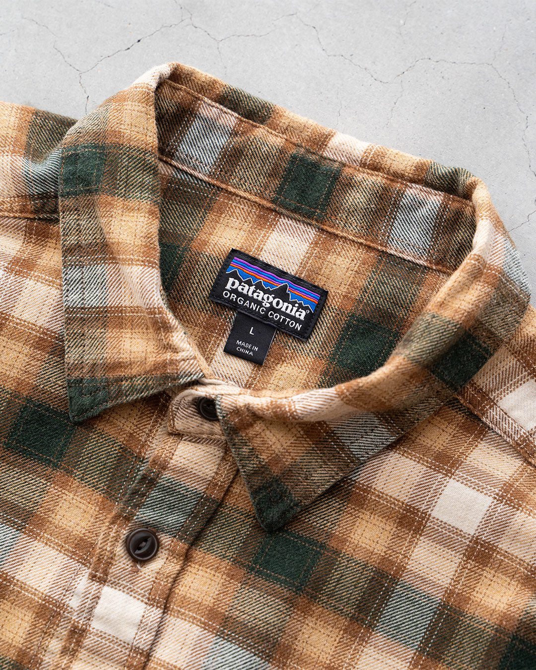 【VINTAGE】Patagonia Organic Cotton L/S Shirts ④