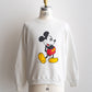 【VINTAGE】80s Official Micky Sweat 『Disney Designs』 Made in USA ①