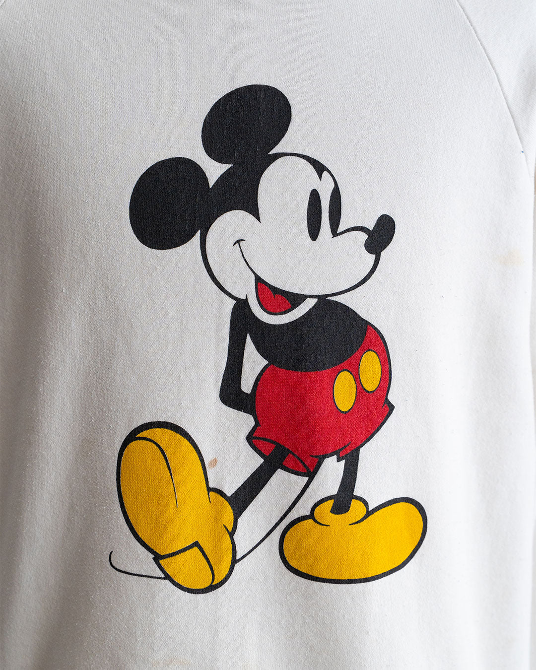 【VINTAGE】80s Official Micky Sweat 『Disney Designs』 Made in USA ①
