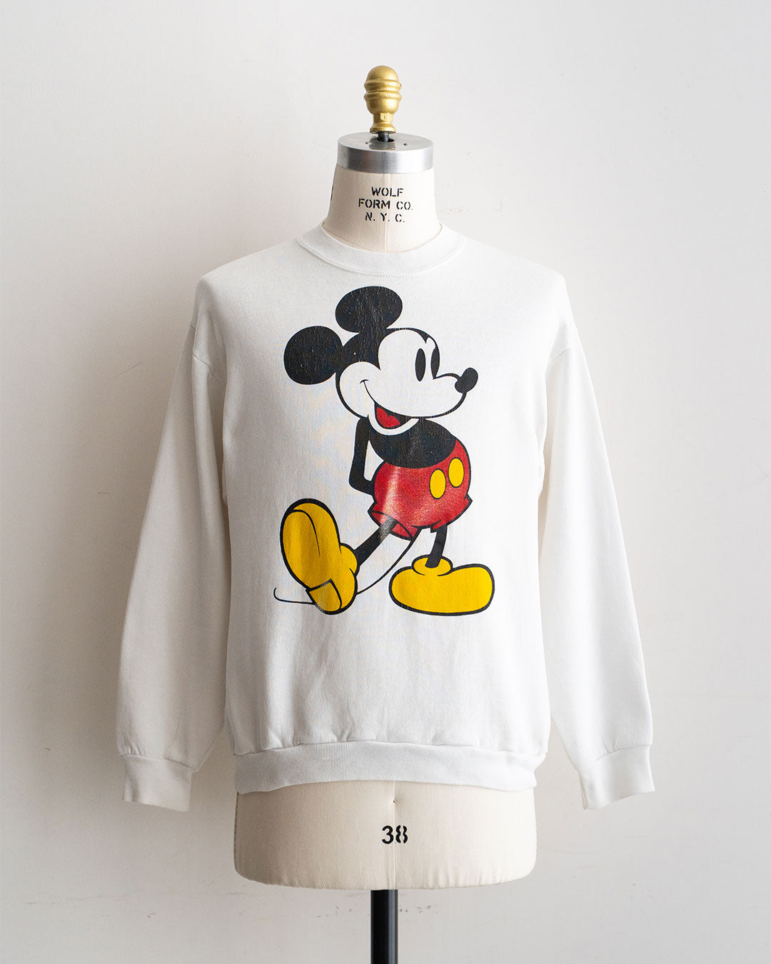 【VINTAGE】80s Official Micky Sweat 『Disney Designs』 Made in USA ②