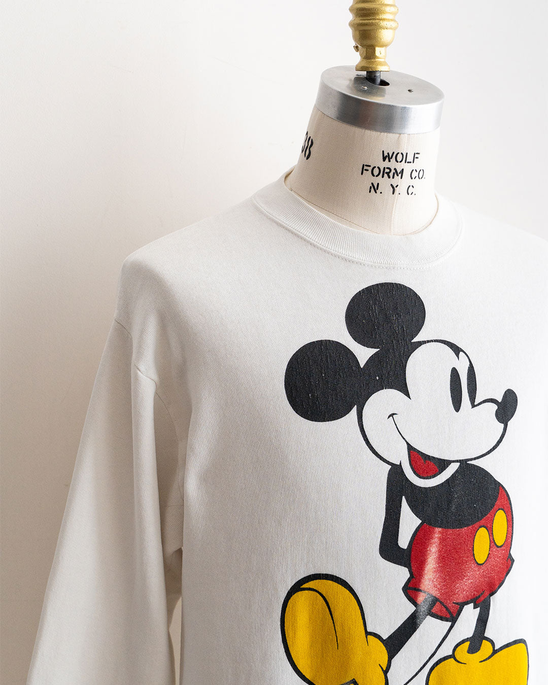 【VINTAGE】80s Official Micky Sweat 『Disney Designs』 Made in USA ②