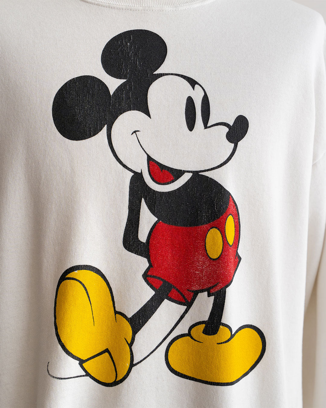 【VINTAGE】80s Official Micky Sweat 『Disney Designs』 Made in USA ③
