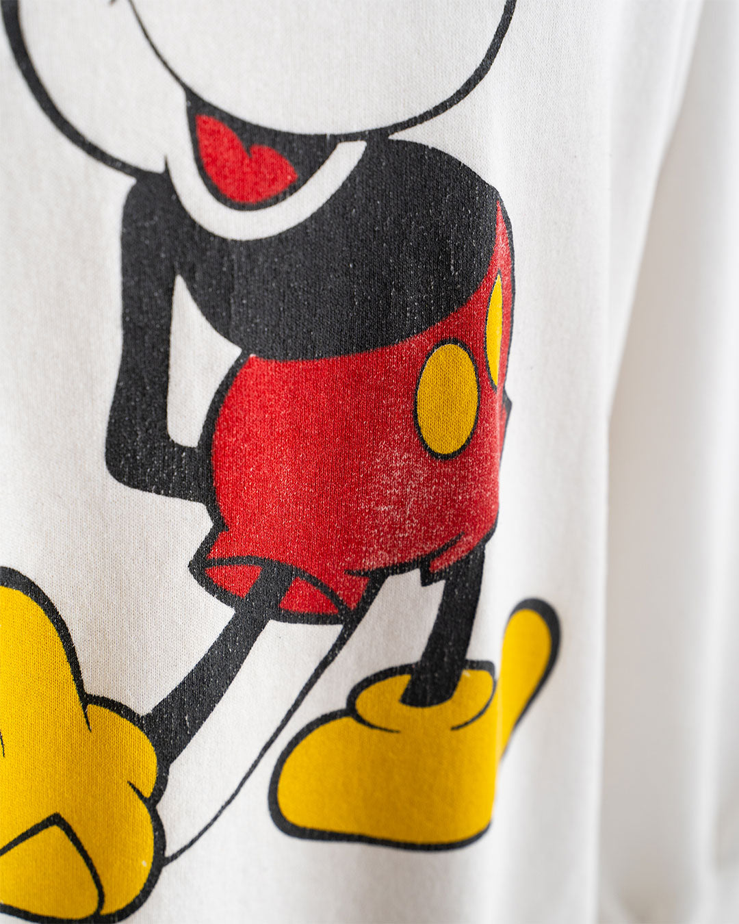 【VINTAGE】80s Official Micky Sweat 『Disney Designs』 Made in USA ③