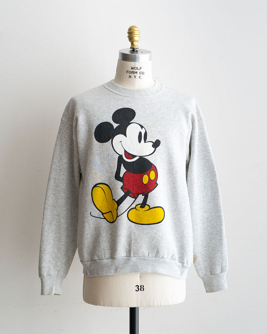 【VINTAGE】80s Official Micky Sweat 『Disney Designs』 Made in USA ④