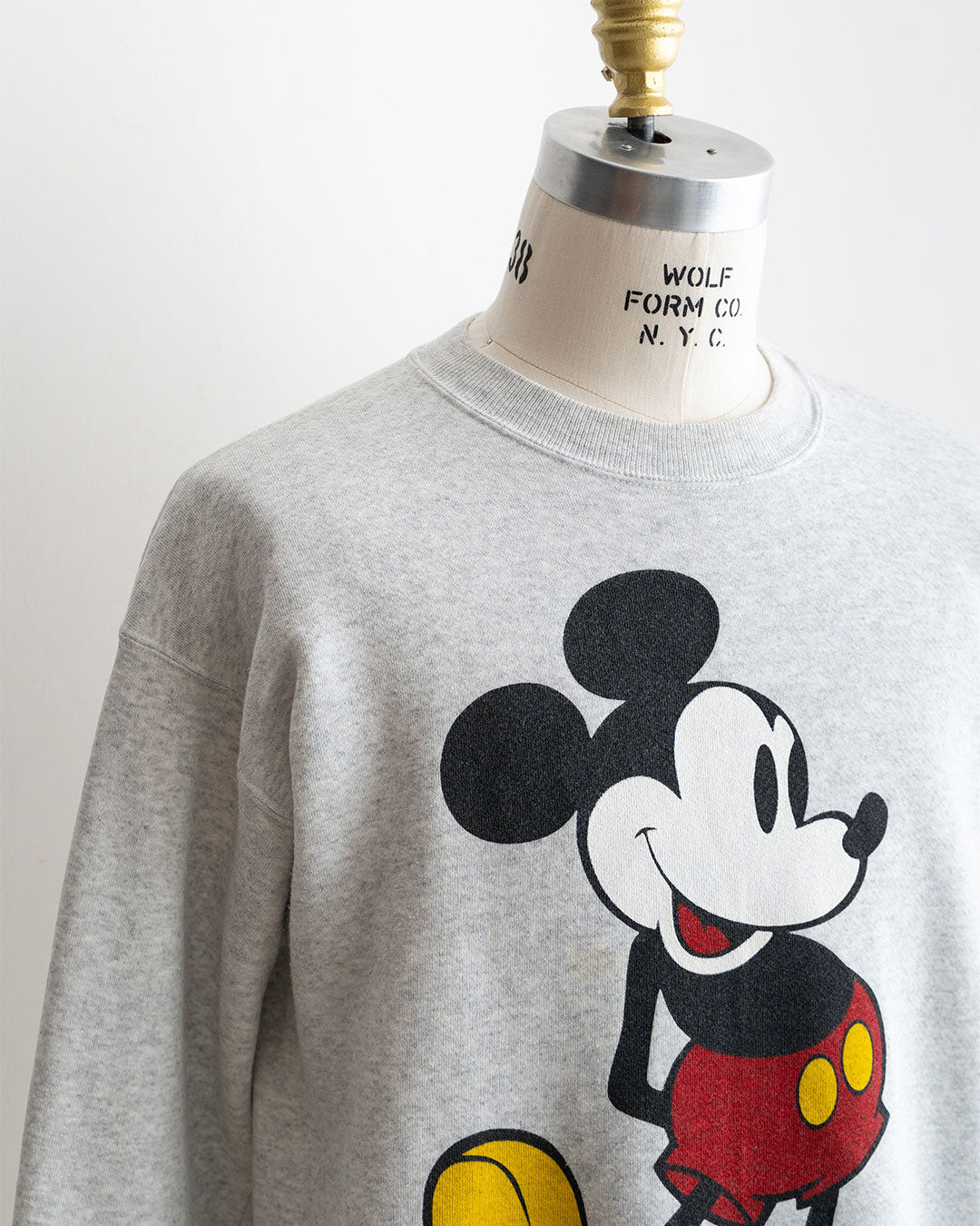 【VINTAGE】80s Official Micky Sweat 『Disney Designs』 Made in USA ④