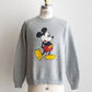 【VINTAGE】80s Official Micky Sweat 『Disney Designs』 Made in USA ⑤