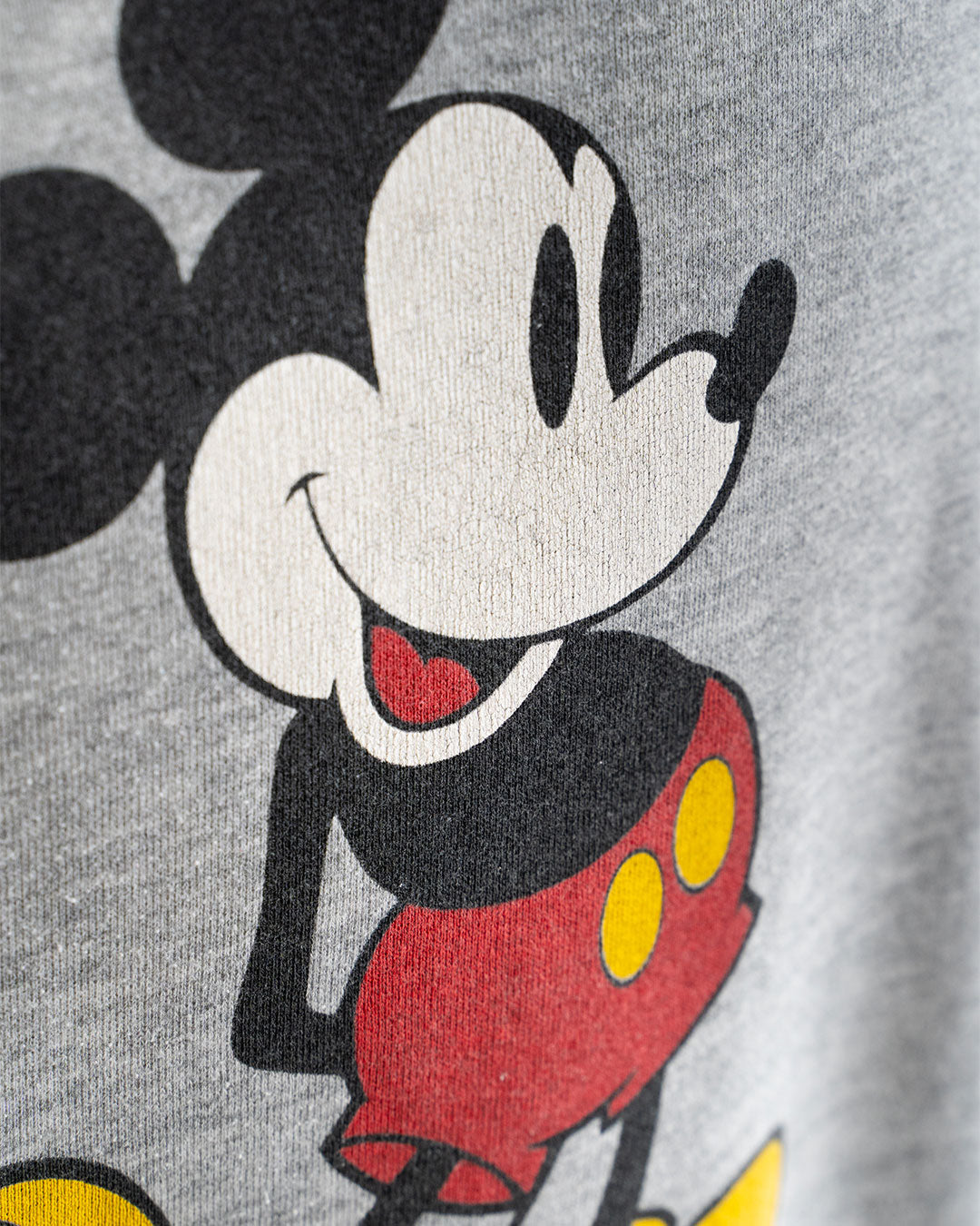 【VINTAGE】80s Official Micky Sweat 『Disney Designs』 Made in USA ⑤