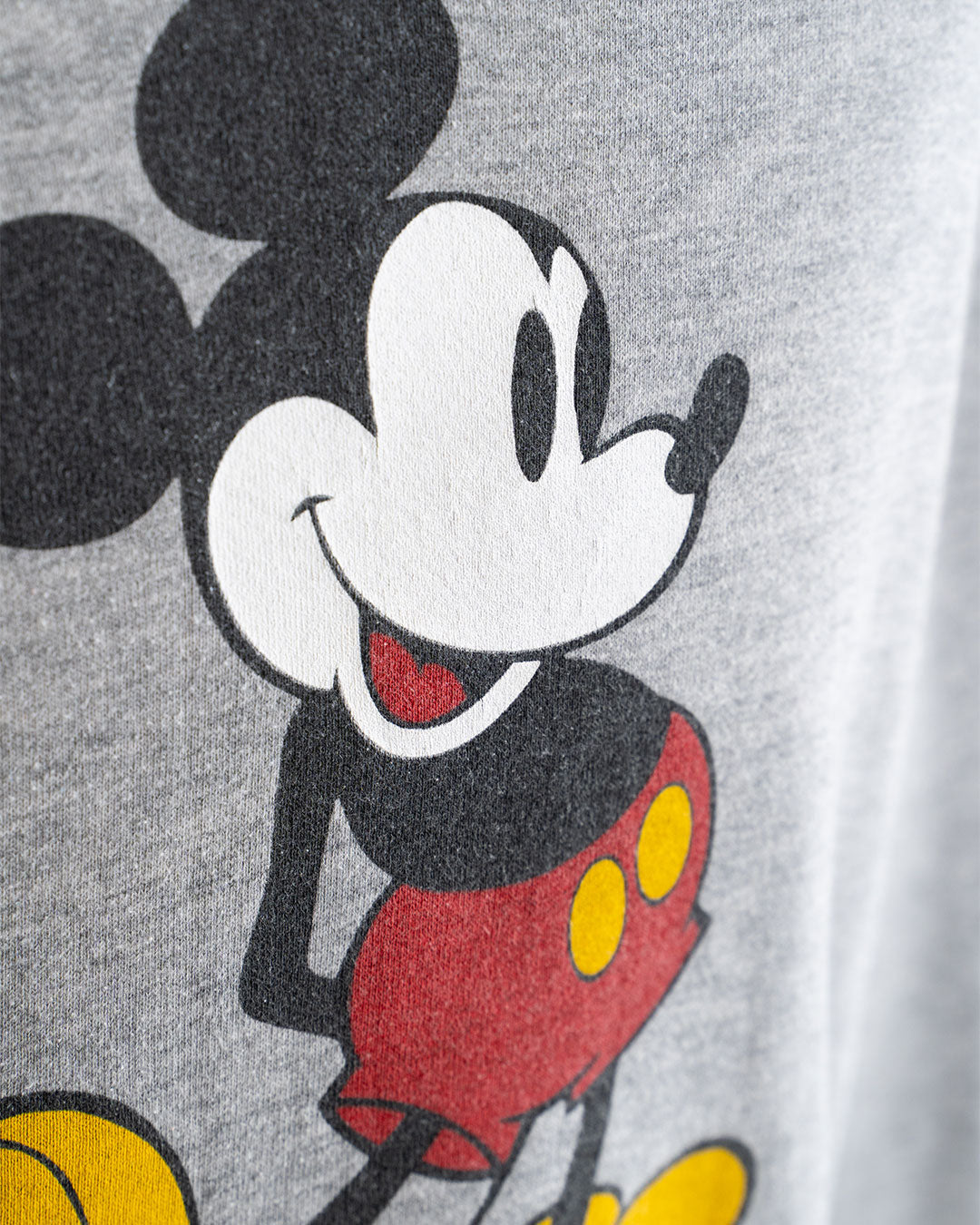 【VINTAGE】80s Official Micky Sweat 『Disney Designs』 Made in USA ⑥