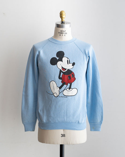 【VINTAGE】70-80s Official Micky Sweat 『Disney Designs』 Made in USA ⑧