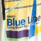 【VINTAGE】90s 『Metro Blue Line』 Printed T-Shirt 『Made in U.S.A』