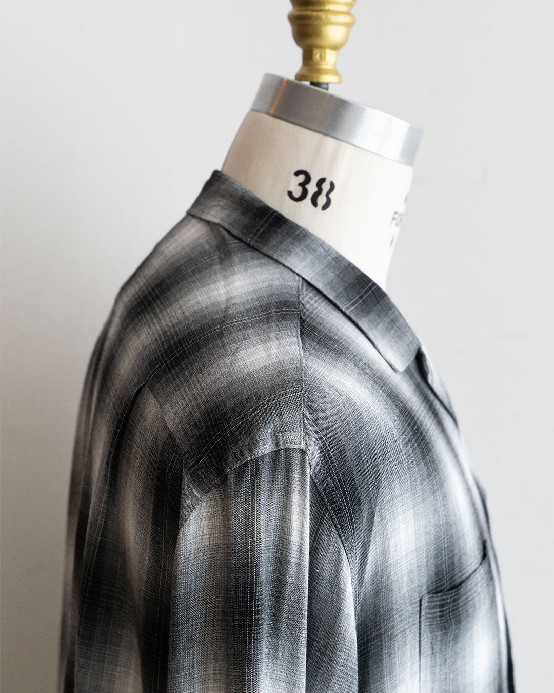 【TOWNCRAFT】 60s Ombre Loop Collar Shirt