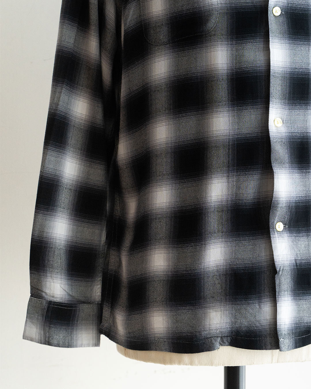 【TOWNCRAFT】 60s Ombre Loop Collar Shirt