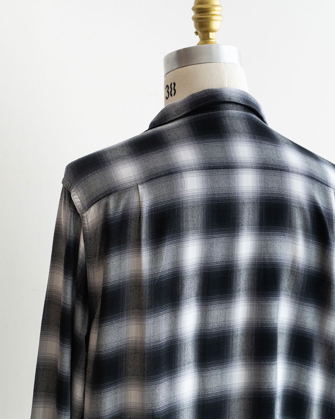 【TOWNCRAFT】 60s Ombre Loop Collar Shirt
