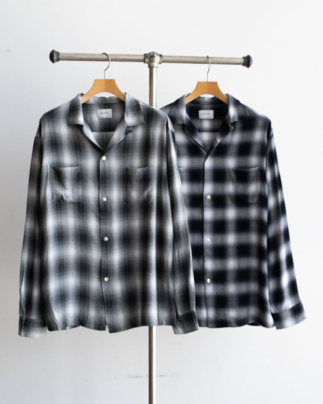 【TOWNCRAFT】 60s Ombre Loop Collar Shirt