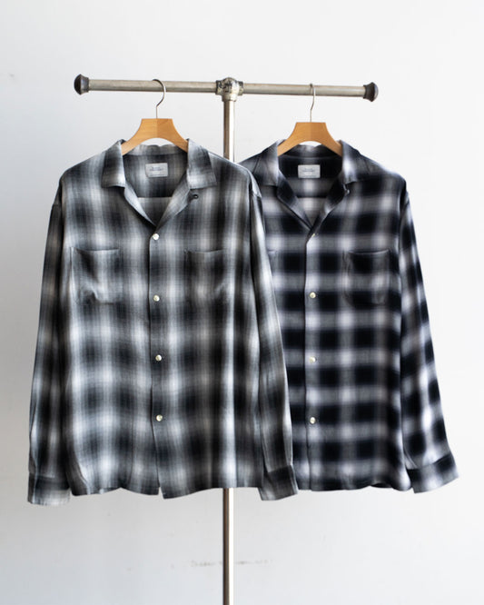 【TOWNCRAFT】 60s Ombre Loop Collar Shirt