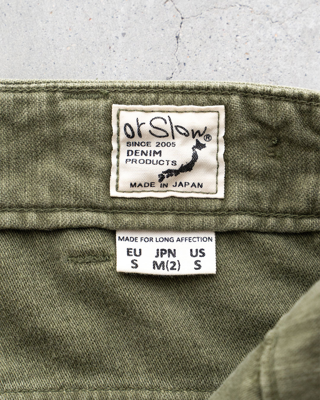 【orslow】Vintage Fit Fatigue Pants 『Dark Olive Stone』
