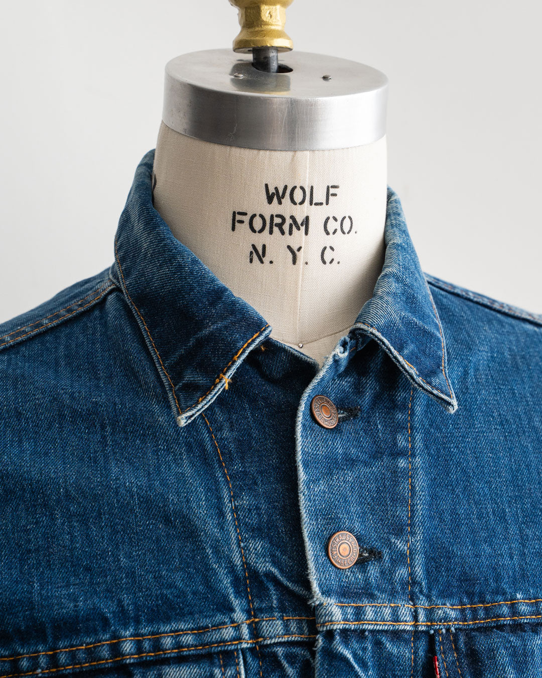 【VINTAGE】60-70s Levis 70505 Denim Jacket 『Big E』 Big Size & Good Condition ①