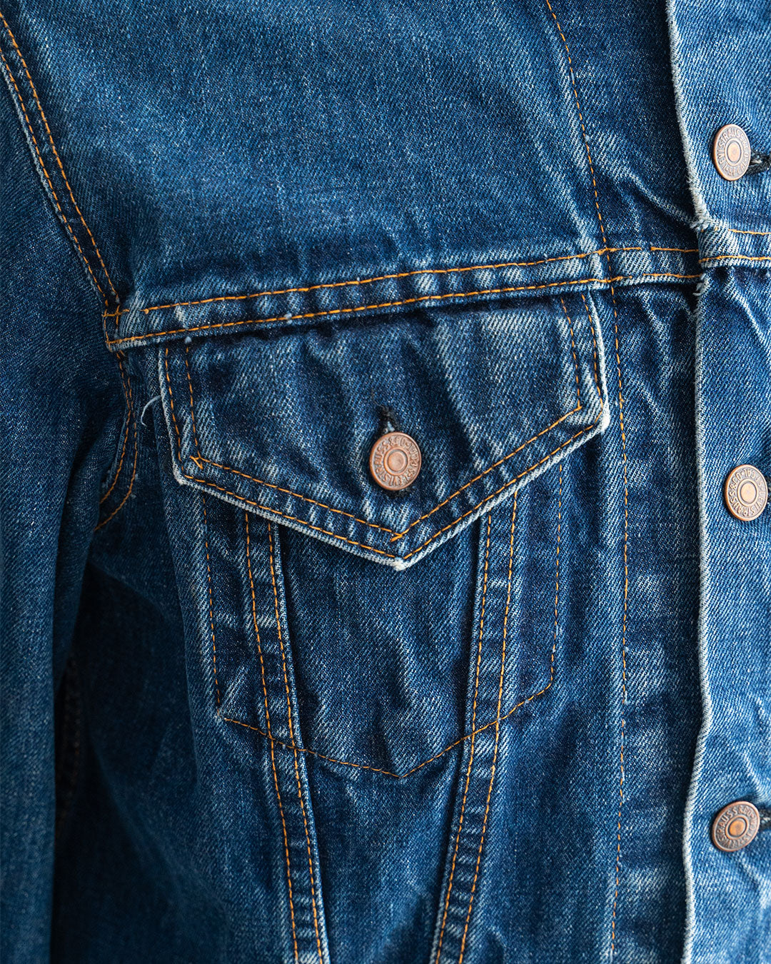 【VINTAGE】60-70s Levis 70505 Denim Jacket 『Big E』 Big Size & Good Condition ①