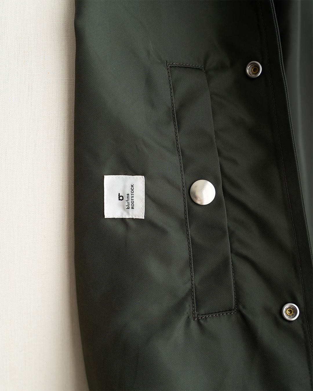 【Blurhms Rootstock】Washed Nylon Coach Jacket