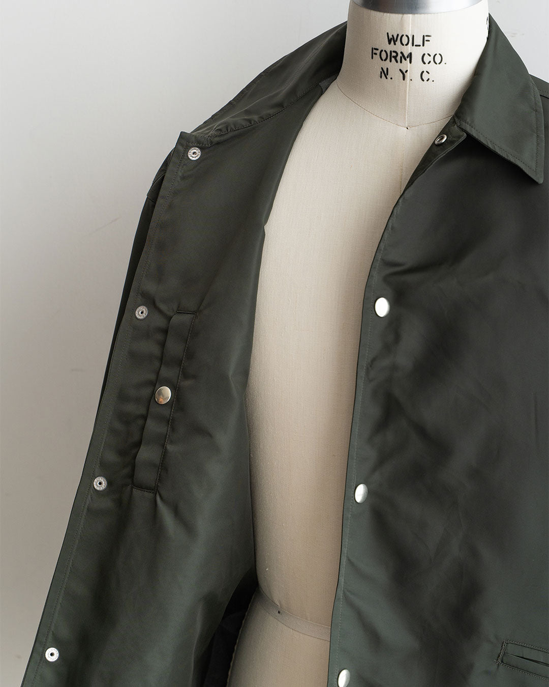 【Blurhms Rootstock】Washed Nylon Coach Jacket