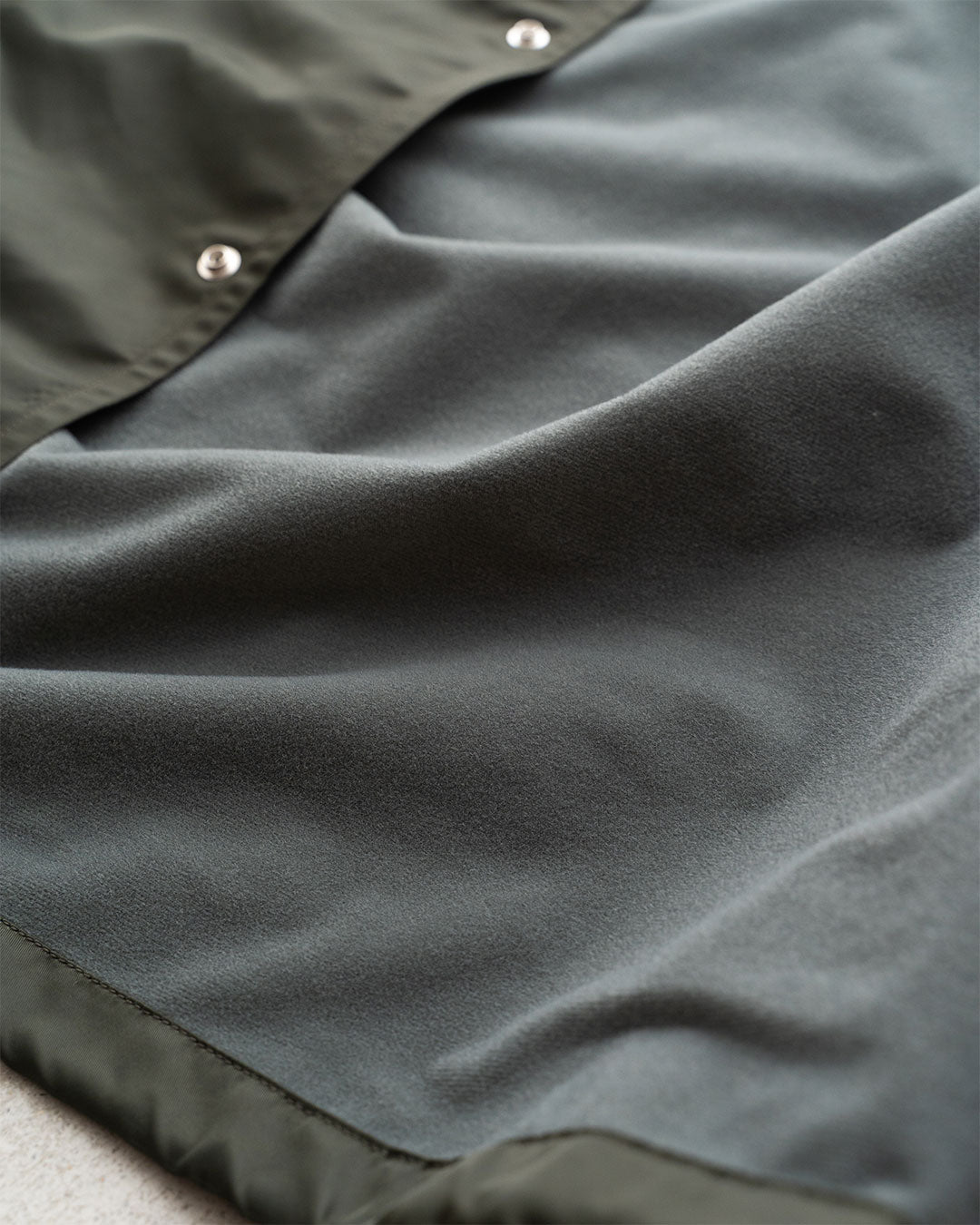 【Blurhms Rootstock】Washed Nylon Coach Jacket