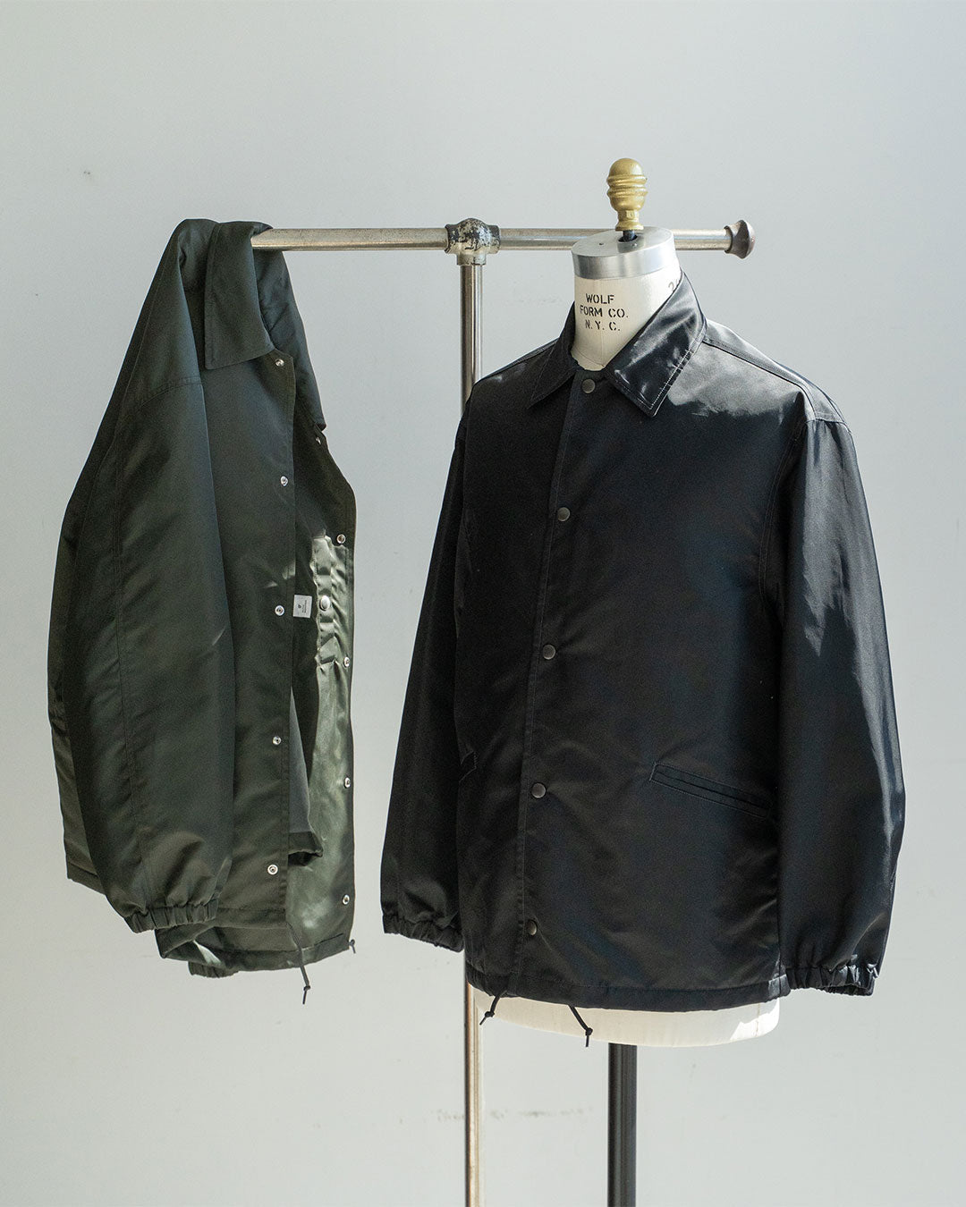【Blurhms Rootstock】Washed Nylon Coach Jacket