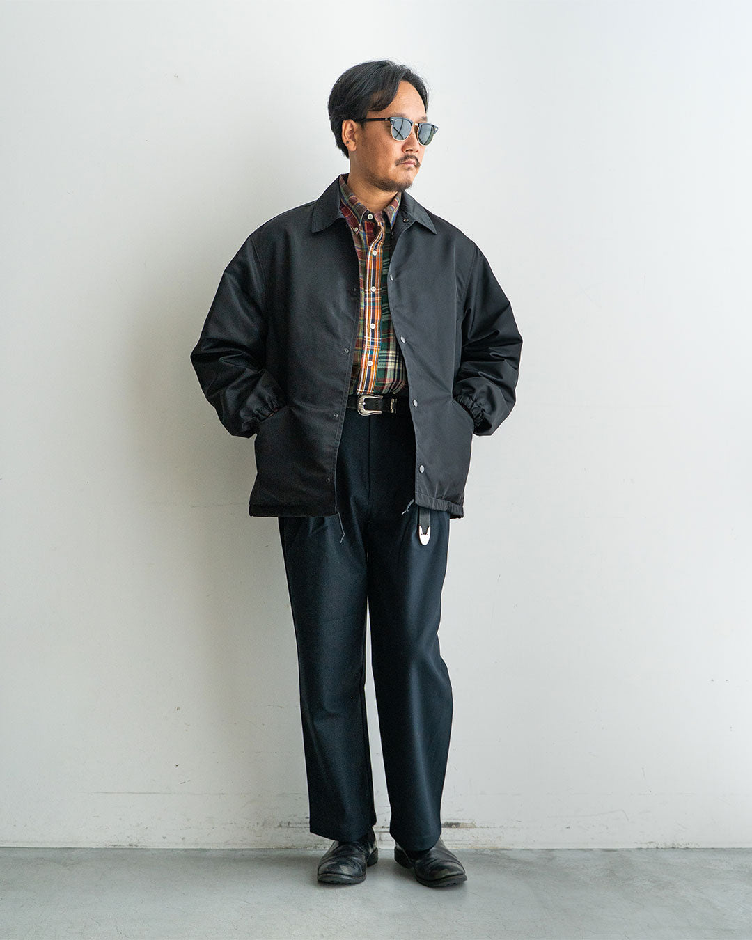 モデル 身長175cm　体重69kg / 着用カラー Black