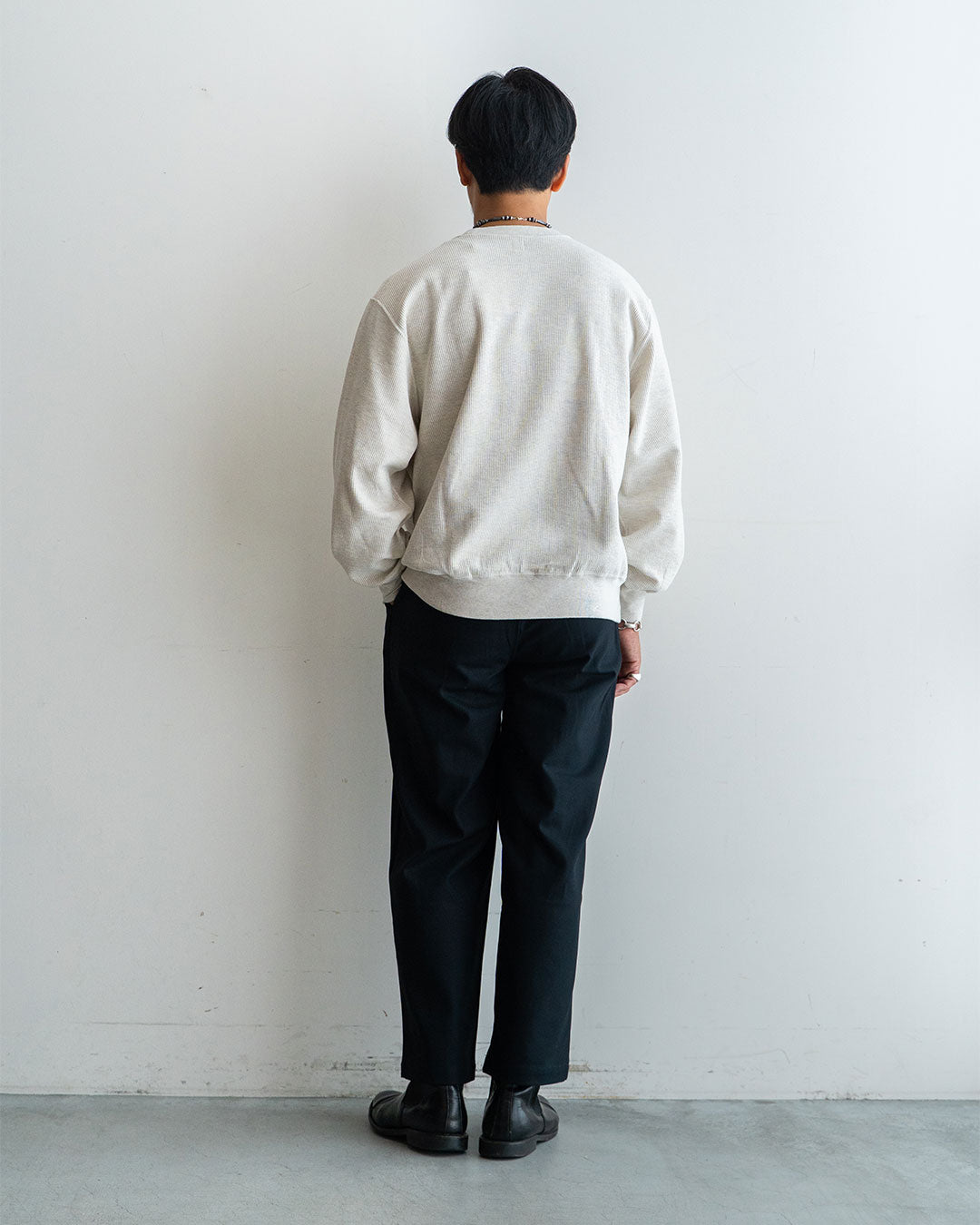 モデル 身長175cm　体重69kg / カラー HeatherOatmeal