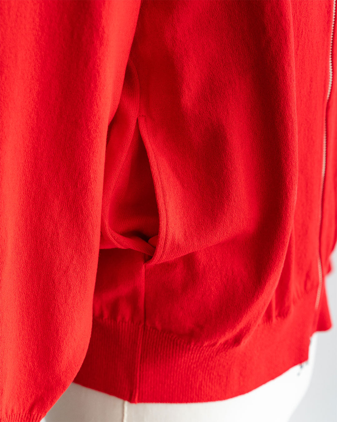 【Yonetomi】Wave Cotton Knit Blouson