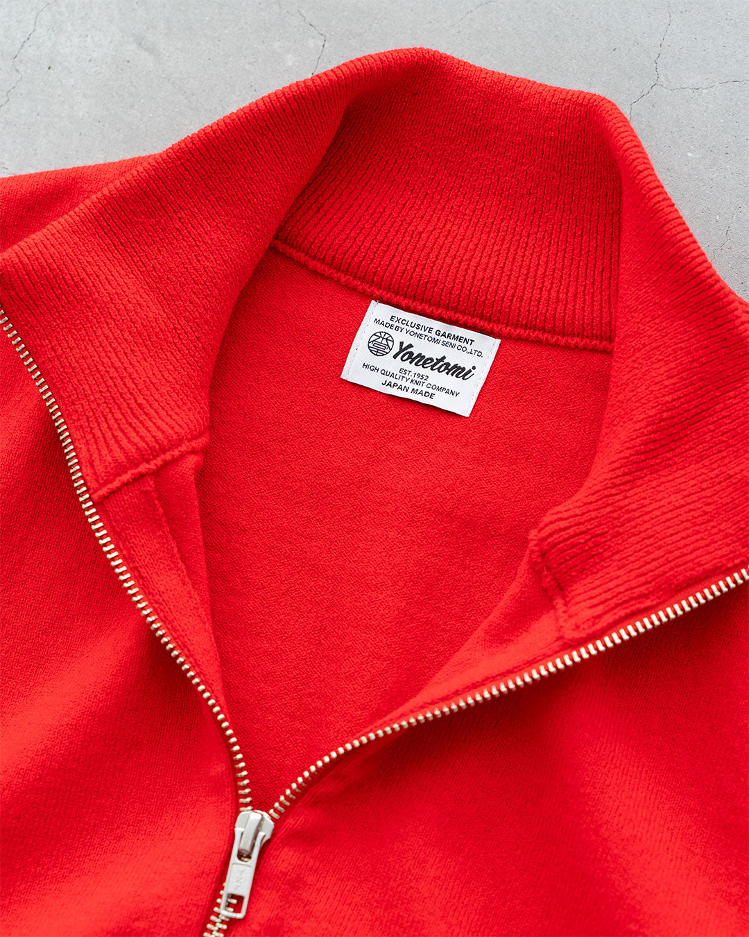【Yonetomi】Wave Cotton Knit Blouson
