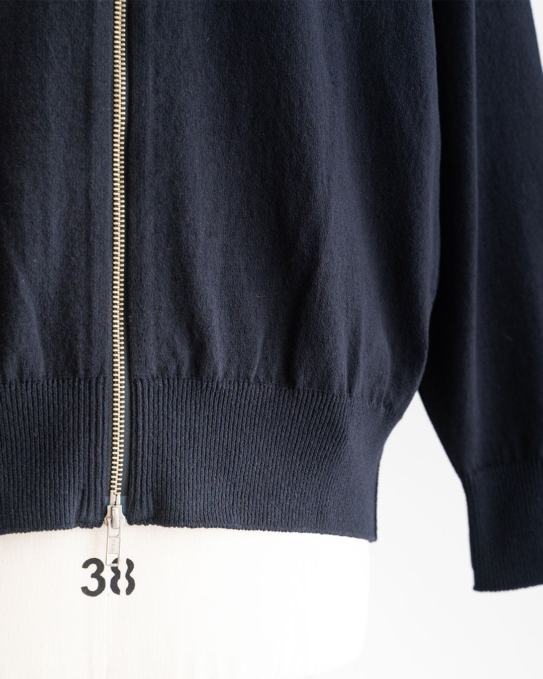 【Yonetomi】Wave Cotton Knit Blouson