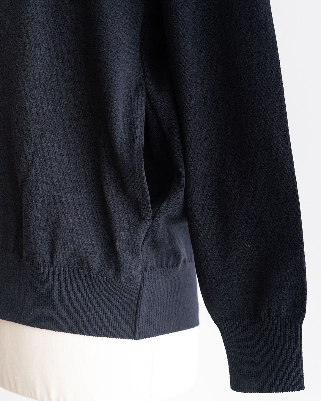 【Yonetomi】Wave Cotton Knit Blouson