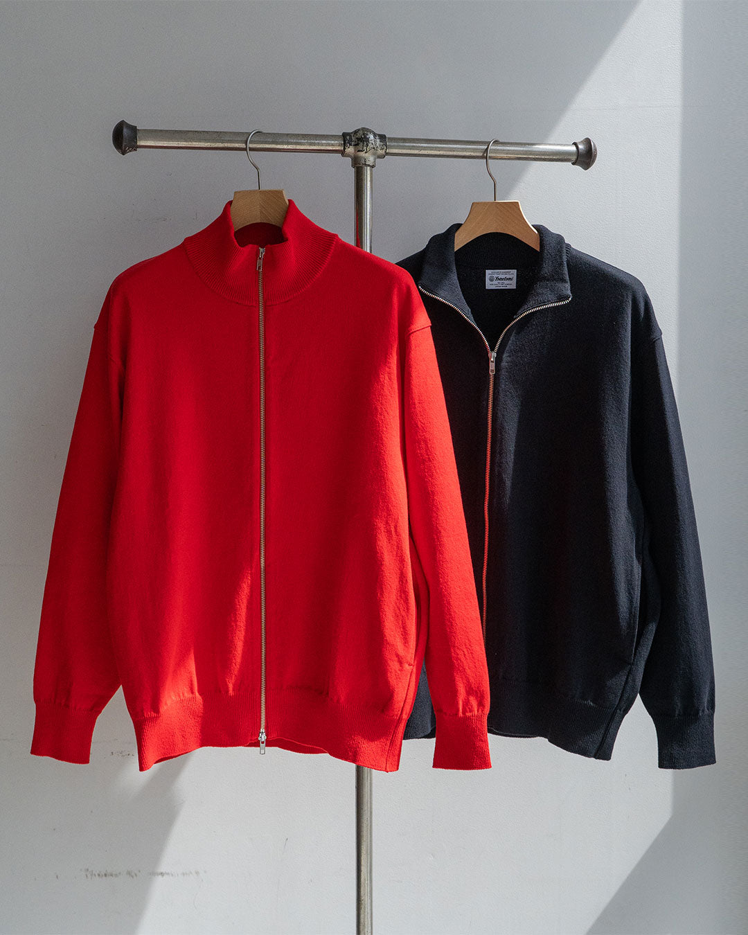 【Yonetomi】Wave Cotton Knit Blouson