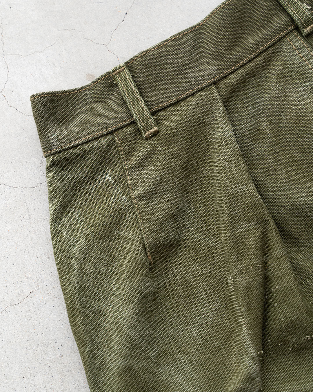 【HEXICO】Side Cargo Shorts 『US Military 40-70s Duffel Bag Cotton With 13 Stars Button』①