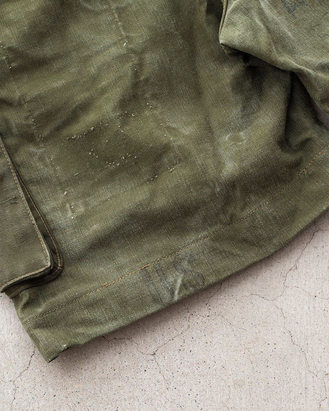 【HEXICO】Side Cargo Shorts 『US Military 40-70s Duffel Bag Cotton With 13 Stars Button』①