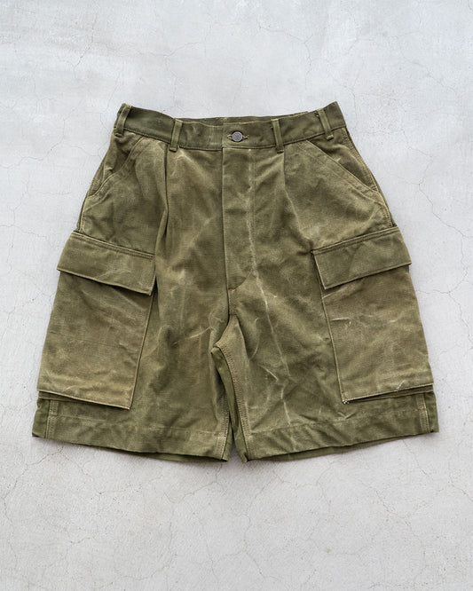 【HEXICO】Side Cargo Shorts 『US Military 40-70s Duffel Bag Cotton With 13 Stars Button』②